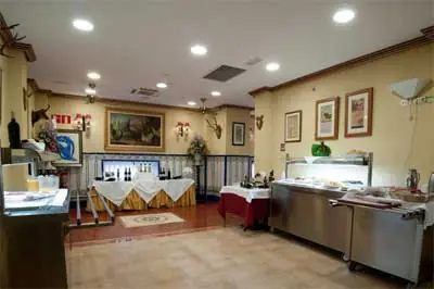 Bufé del restaurante
